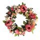 thumbnail image 3 of Corona de peonía para puerta de entrada, guirnalda de primavera de temporada, corona de peonía con flores de seda Rosa Roja 38cm, 3 of 7