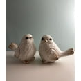 thumbnail image 3 of Farmhouse Bird Decor Resin Bird Figurines - Set of 2, Vintage & Modern Bird Decor Statue for Home Decor Accents, Cottage Bird Ornaments Decoration New White Carved Rustic Bird Figurine, 3 of 5