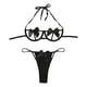 thumbnail image 3 of Conjunto de ropa interior Conjunto de ropa interior hueca Conjunto de ropa interior hueca Conjunto de ropa interior de 2 piezas Conjunto de ropa interior con cuello halter Conjunto ANGGREK Otros, 3 of 8