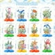 thumbnail image 2 of 12 centros de mesa en forma de panal de abeja con animales marinos y oceánicos para decoración de fiesta, 2 of 7
