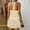 #0086-Beige, variant on Neewe Women Summer Lace Padded Fashion Loose Casual Dress Casual Scoop Neck Casual Dress Sundresses