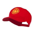 thumbnail image 2 of Fire Dept Maltese Cross Embroidered Cap - Red OSFM, 2 of 5