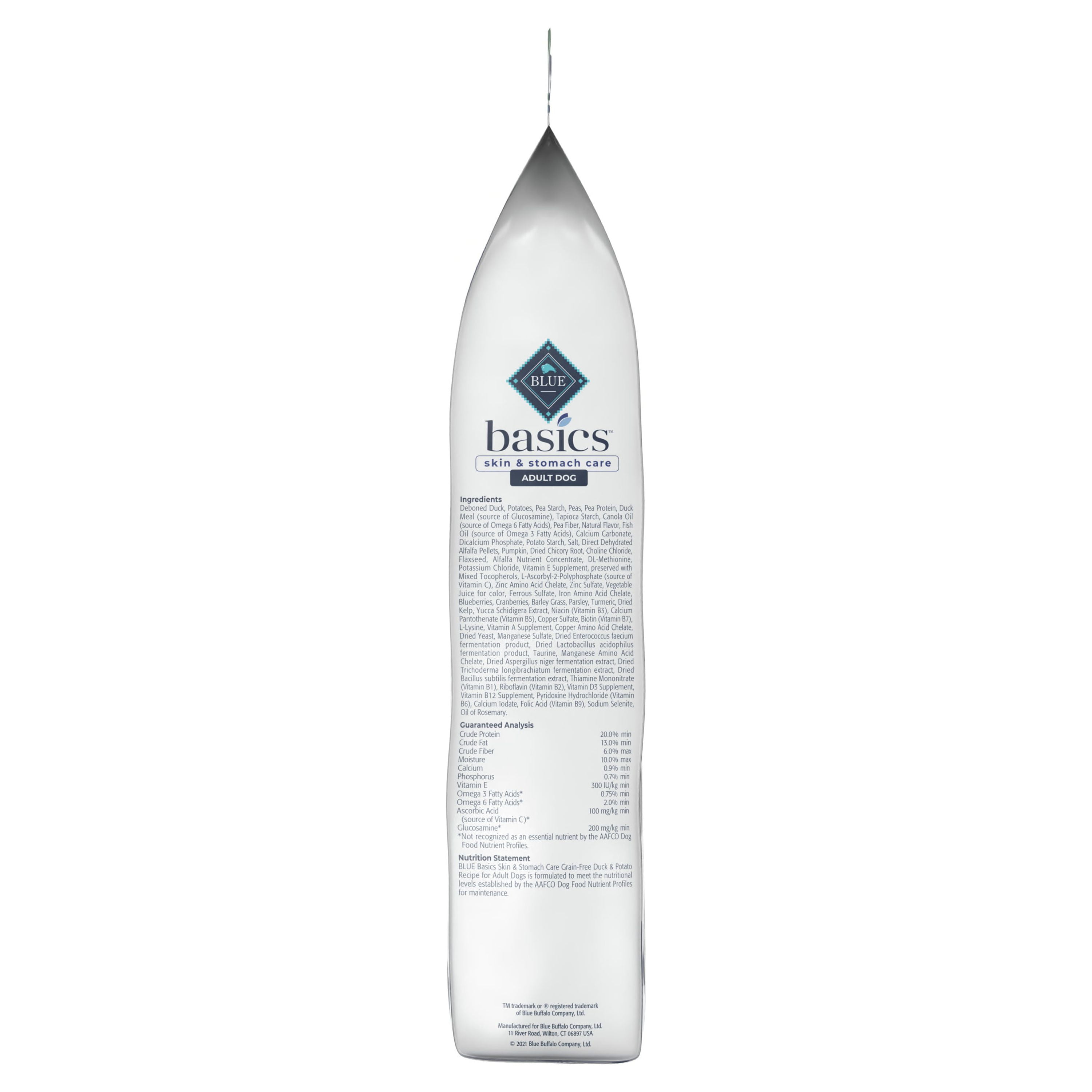 Blue basics duck and potato dog food cheap