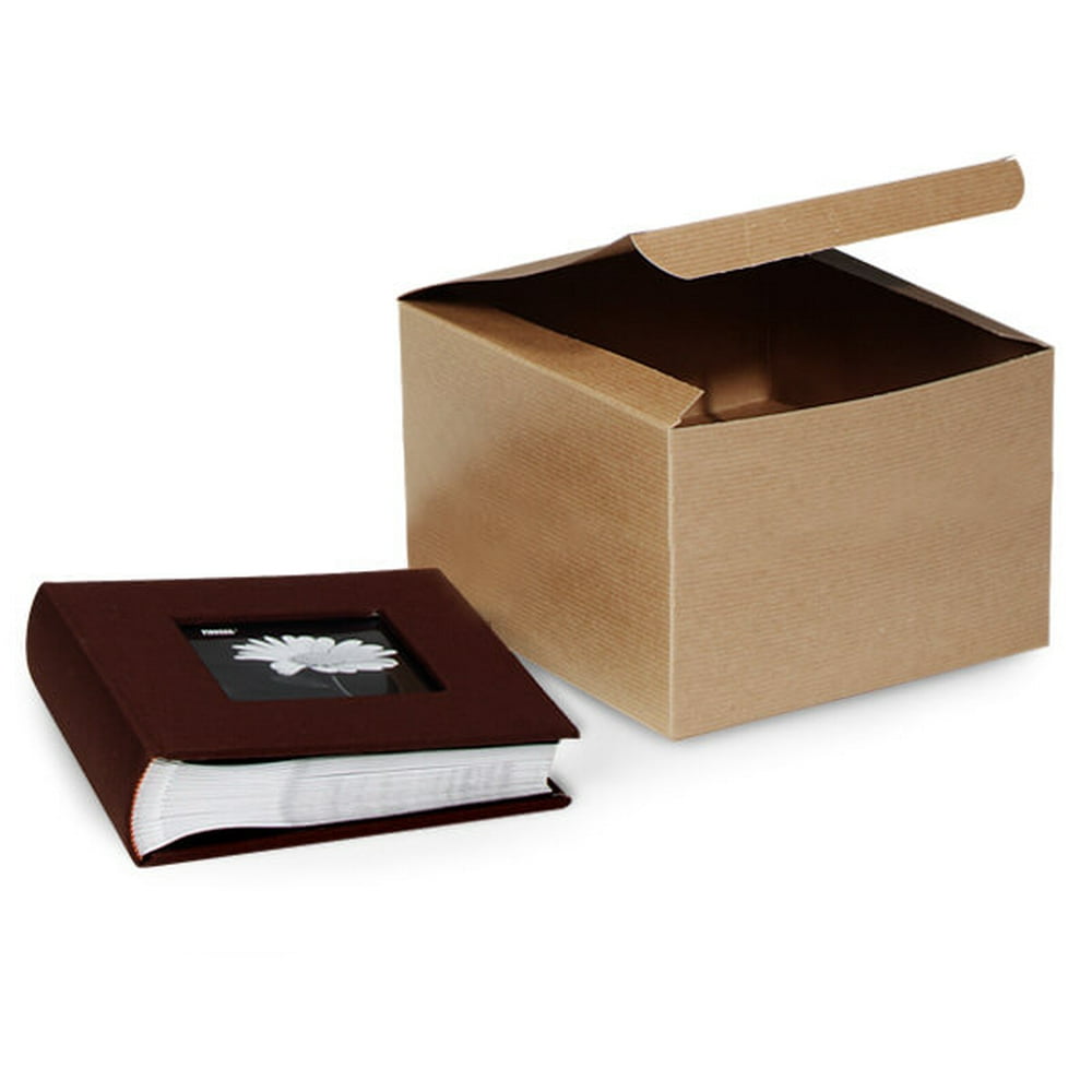 large brown gift box