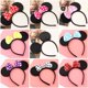 thumbnail image 1 of Diadema con orejas de ratón para niña, accesorios de fiesta de princesa para niña, banda para el cabello con moño y lunares, diadema para Halloween, cumpleaños y Navidad, 1 of 5