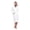 White, variant on Women 100% Luxury Terry Shawl Cotton Hooded Toweling Bathrobe Spa
