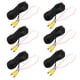 thumbnail image 1 of 6x Cable de Extensión de Video RCA para Automóvil chapados de Color Negro, 1 of 6