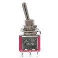 thumbnail image 1 of Miniatronics DPDT Mini T/Switch 5AMP 120V (8 MNT3625008), 1 of 3