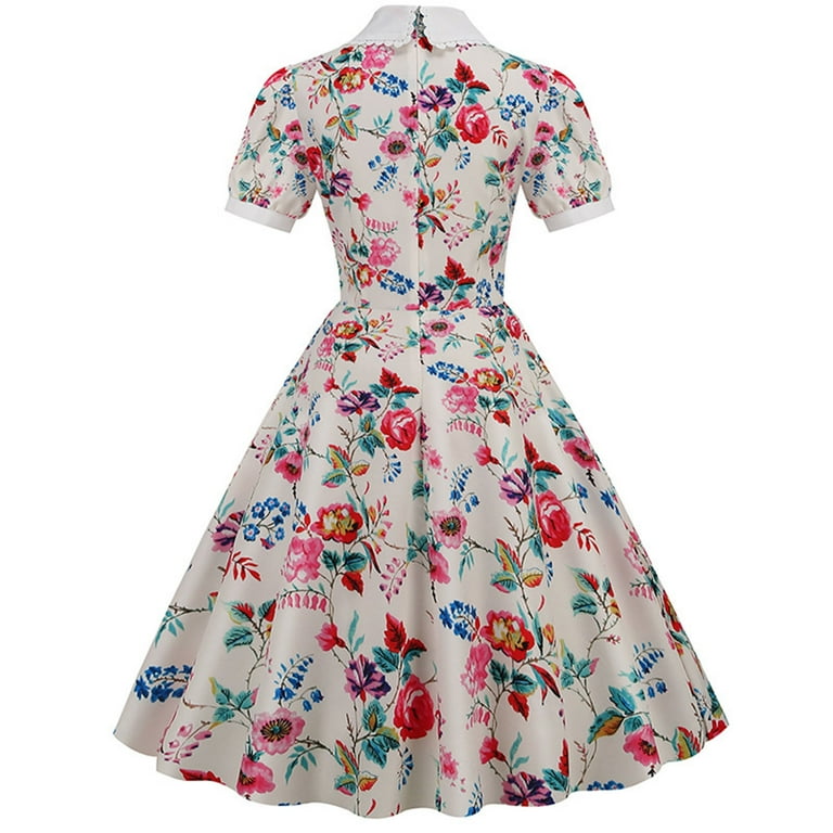 Women's Vintage Dresses, 1950s Retro Fit and Flare Party Women's Vintage Dresses, 1950s Retro Fit and Flare Party