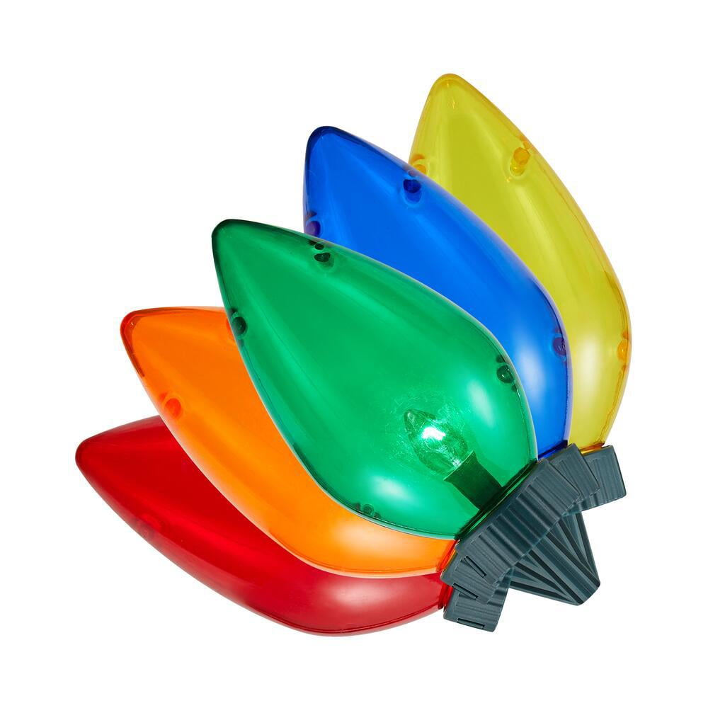 Home Accents Holiday 5 Piece 20 in. Giant C7 Pathway Lights