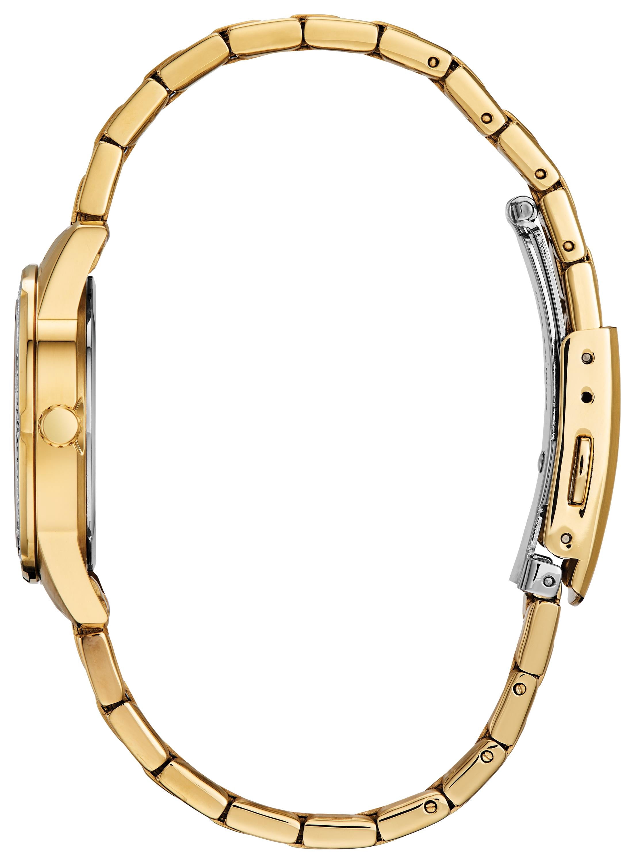 Citizen Womens Crystal Accent Gold Tone Stainless Bracelet Watch Er0222-56d NEW Citizen Women main image 3