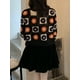 thumbnail image 4 of Txlixc Suéter floral de ganchillo femenino, cardigan de botón de manga larga, negro / beige / rosa Txlixc  moda, 4 of 8