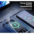 thumbnail image 3 of Magnetic Fast Wireless Charging Pad Portable Charger Stand, Strong Magnetic Alignment With Fast Charging Efficiency And Slim Portable Design For Office Desk Home Travel Business Multi Device Use, 3 of 5
