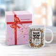 thumbnail image 4 of Christmas Coffee Mug - Raccoon with Inspiring Positive Quotes Mug - 330 ml / 11 oz White Ceramic Cup - Tea Cup for Xmas Party, 4 of 8