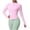 X753-Pink, variant on Neewe Seamless Long Sleeve Shirts for Women Waist Length - Workout Athletic Running Gym Yoga Tops Crewneck Breathable
