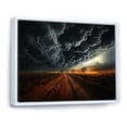 thumbnail image 2 of Designart "Bold Storm Dark Drama Unleashed III" Landscapes Floater Framed Canvas Wall Art, 2 of 7