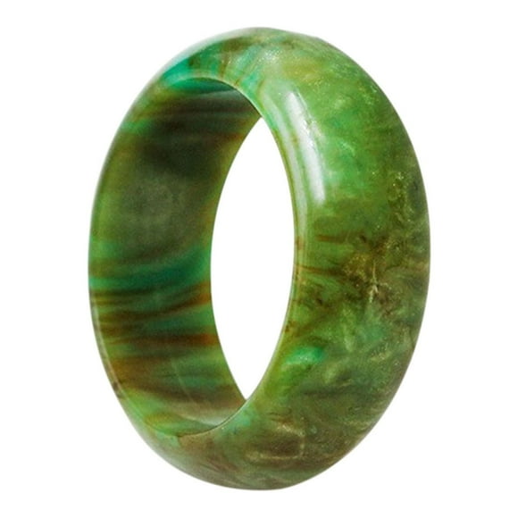 FcBaudy Bagues pour Femmes, Cadeaux pour Femmes Acrylique Coloré Épais avec Bijoux de Plage pour Filles Dames Style Simples Bague Bleue