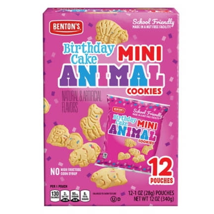 Birthday Cake Cookies, 12 count- Pack of 2