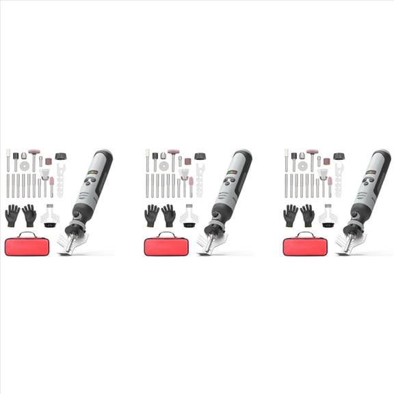 3X Cordless Chainsaw Sharpener, Electric Handheld Chainsaw Sharpening Kit, High Speed Chainsaw Sharpening Tool