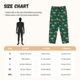 thumbnail image 3 of Kdxio Women's Comfy Stretch Green Background With Ho Print Drawstring Pajama Pants-X-Large, 3 of 5