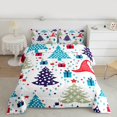 thumbnail image 2 of Castle Fairy Teens Xmas Tree Bedding Comforter Set 2pcs,Merry Christmas Twin Comforter Sets Microfiber,Polka Dots Breathable Bedding Set,Super Cozy Room Decor,Reversible, 2 of 8