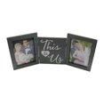 thumbnail image 1 of Yeacher Tri-Fold Hinged Photo Frame Wooden Picture Frame with Plexiglass Board Hinge for Wedding Tabletop Photo Display, 1 of 8