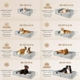 thumbnail image 2 of EHEYCIGA Camas ortopédicas para perros medianos, grandes, extra grandes, cama para perros XL de espuma viscoelástica impermeable con laterales, sofá cama de espuma con funda extraíble lavable, 2 of 5