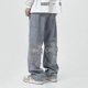 thumbnail image 2 of V-hanver Men Streetwear Baggy Jeans Trousers Cross Hip Hop Mens Loose Jeans Pants Women Oversized Boyfriend Jeans Denim Jeans, 2 of 5