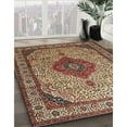 thumbnail image 3 of Ahgly Company Machine Washable Indoor Rectangle Traditional Fall Leaf Brown Green Area Rugs, 8' x 10', 3 of 7