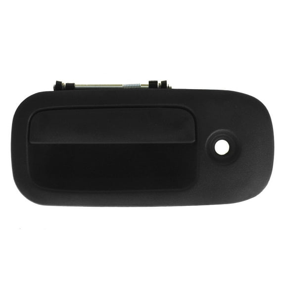 TRQ Door Handle w/ Keyhole Textured Black Outside Front LH for Chevy GMC Van DHA49081 Fits select: 2004-2009 CHEVROLET EXPRESS G3500, 2003-2009 CHEVROLET EXPRESS G2500