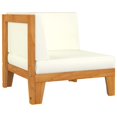 thumbnail image 3 of vidaXL 8 Piece Garden Lounge Set with Cushions Solid Acacia Wood, 3 of 12