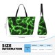 thumbnail image 4 of Fotbe Green Lightning Bolsa de Viaje para Playa - Resistente al Agua, Bolsa Tote de Gran Capacidad y Ligera con 7 Bolsillos para Mujeres y Hombres, 4 of 7