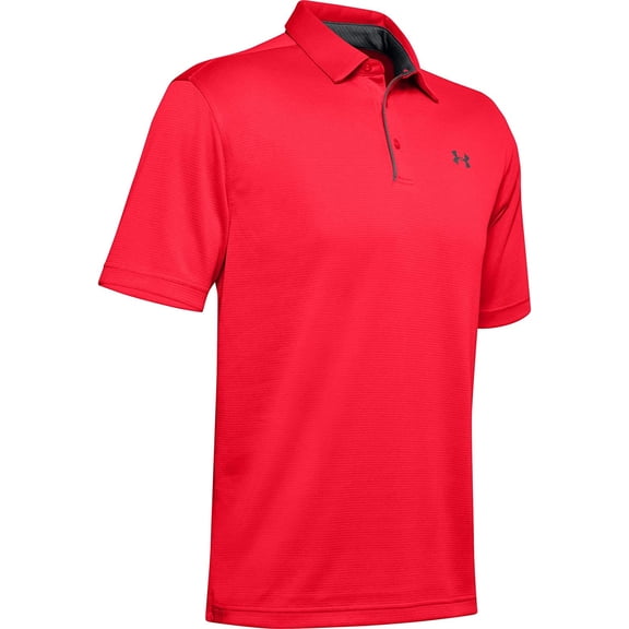 Under Armour Men's Tech Golf Polo , Beta (628)/Pitch Gray , Small