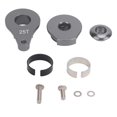 thumbnail image 1 of Adjustable 25T Servo Arm Single Hole Protection Aluminium Alloy Climbing Car Steering Arm for 1/10 RC Car Toy Metal Color, 1 of 1