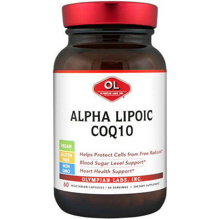Olympian Labs Acide alpha-lipoïque Coenzyme Q10 Capsules, 60ct
