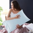thumbnail image 5 of Set Of Two Extra-large Pillowcases Ultra-soft Brushed Microfiber Pillowcases With Envelope Closure 20x36 Inches Cool And Breathable Bedding Set Quality Pillow Cover Dark Gray, 5 of 5