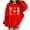 Red, variant on Posijego Girls Valentine's Day Hooded Tops Loose Lightweight Hoodie Pullover Sweatshirt Long Sleeve Oversized