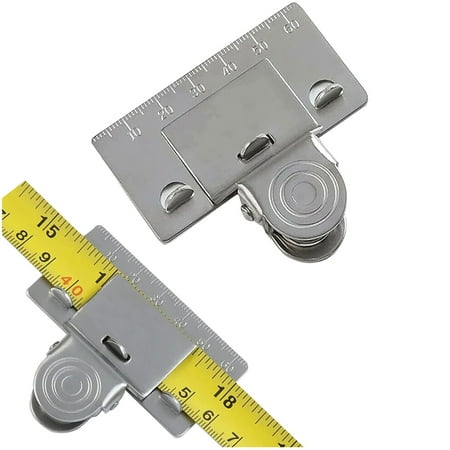 

Measuring Tape Clip Precision Tape Measure Aid Measuring Tool Fits onto Most Tape Measures (Without Ruler)