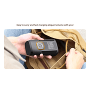 Multifunctional Digital Display, Wireless Smart Car Tire Pump - Black