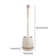 thumbnail image 3 of Cepillo de baño con mango largo desmontable y base | Cerdas de goma suave para una limpieza impecable | Diseño de plástico rojo o plateado | Herramienta de limpieza eficiente para el baño, 3 of 6