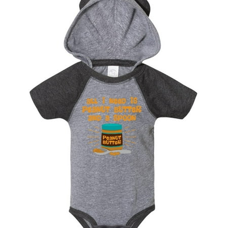 

Inktastic Peanut Butter Spoon Gift Baby Boy or Baby Girl Bodysuit