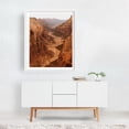 thumbnail image 2 of Observation Point - Utah Photography Landscape Desert Nature Mountain Travel Poster Autumn White Framed Wall Art Print 11 x 14 inches, 2 of 3