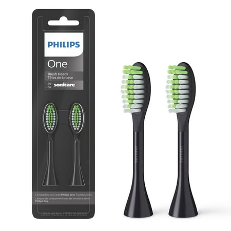 Philips Sonicare - Philips One by Sonicare 2pk Brush Heads - Shadow Black