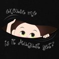 thumbnail image 2 of CafePress - Funny Peeking Out Baby Augu Maternity Dark T Shirt - Maternity Dark T-Shirt, 2 of 3