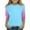 N08,Purple Pink, variant on CCRFTGI Blue Shirts for Girls 2025 Summer Raglan 3/4 Length Sleeve Crewneck Shirts Cute Gradient Top Tunic Lightweight Tops & Blouses,Blue 4-5 Years