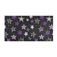 thumbnail image 2 of Haosy Stars with Silver and Purple Bathroom Rugs Non Slip Absorbent Soft Plush Quick Dry Bath Mat, 39"x20", 2 of 8