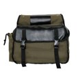 thumbnail image 3 of Motorcycle Saddlebags with Side Pockets, Canvas Leather Motorcycle Luggage Bag, Waterproof Bike Saddle Bag for Touring Cycling, Durable Motorcycle Side Panniers with Straps, Tool Storage Bag, 3 of 6