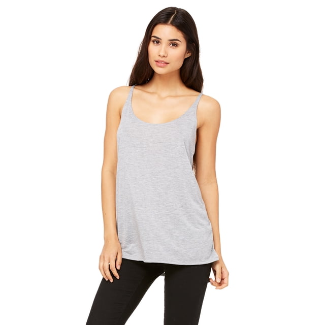 Camiseta sin mangas holgada de mujer ATHLETIC HEATHER 2XL Bella + Lienzo 8838
