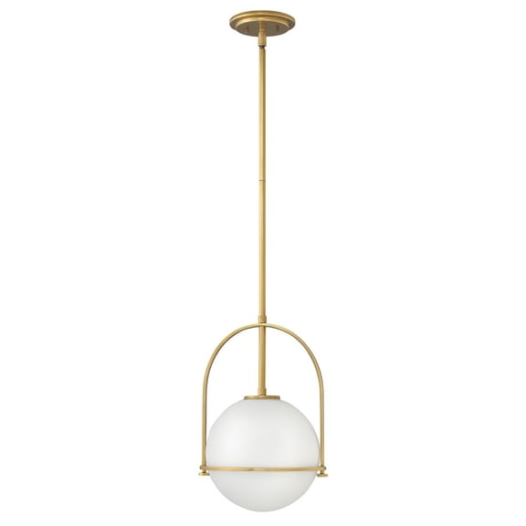 3407HB Hinkley Lighting Somerset - 1 Light Medium Pendant in Transitional Style - 11.5 Inches Wide by 17 Inches High-Heritage Brass Finish