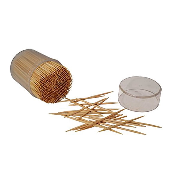 Hanamal Bamboo Wooden Toothpicks 2 packs of 500 pcs = 1000 pcs
